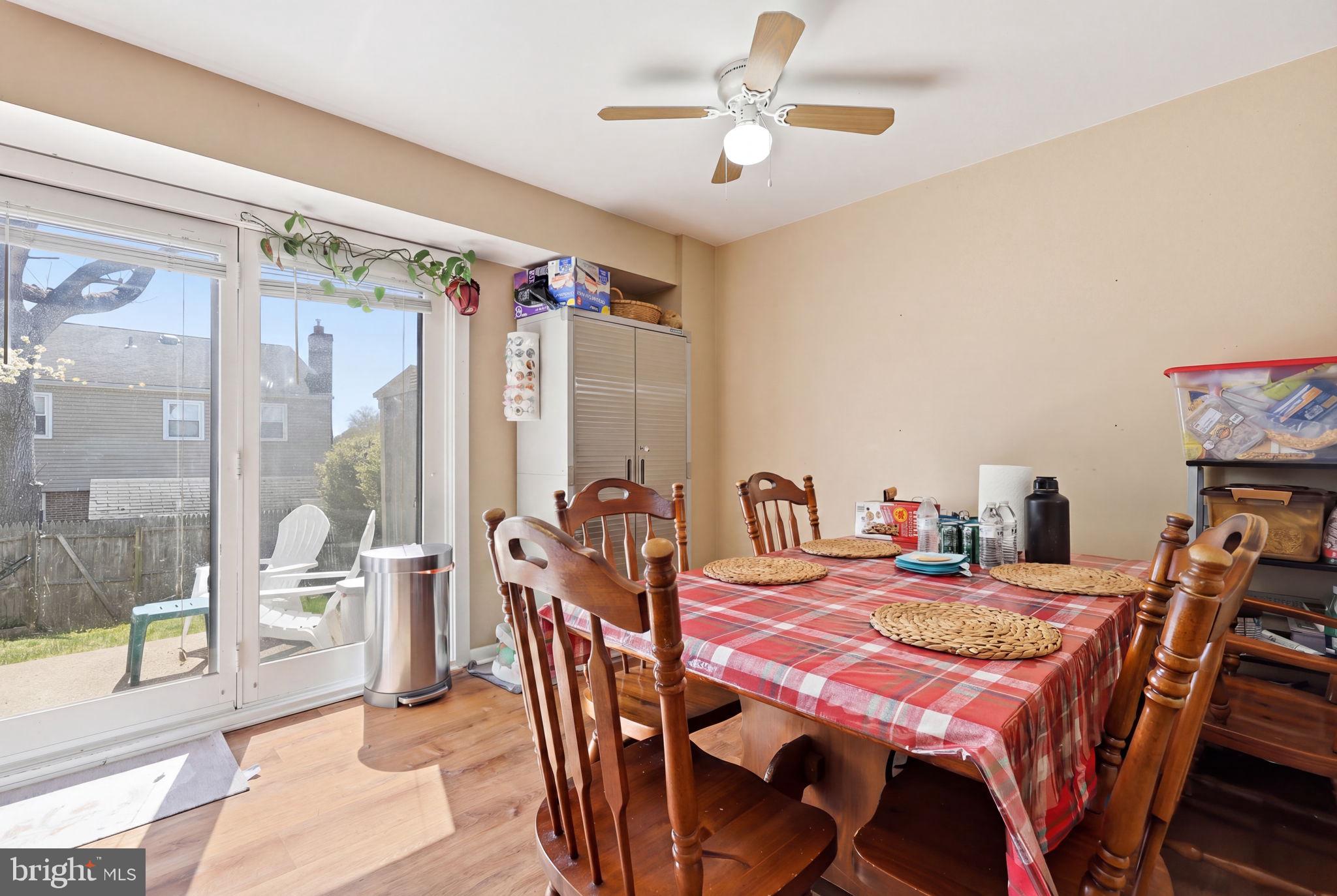 5203 Bay Road, Unit N Bensalem, PA 19020 - Photo 9 of 27 a view of a dining room with furniture window and outside view