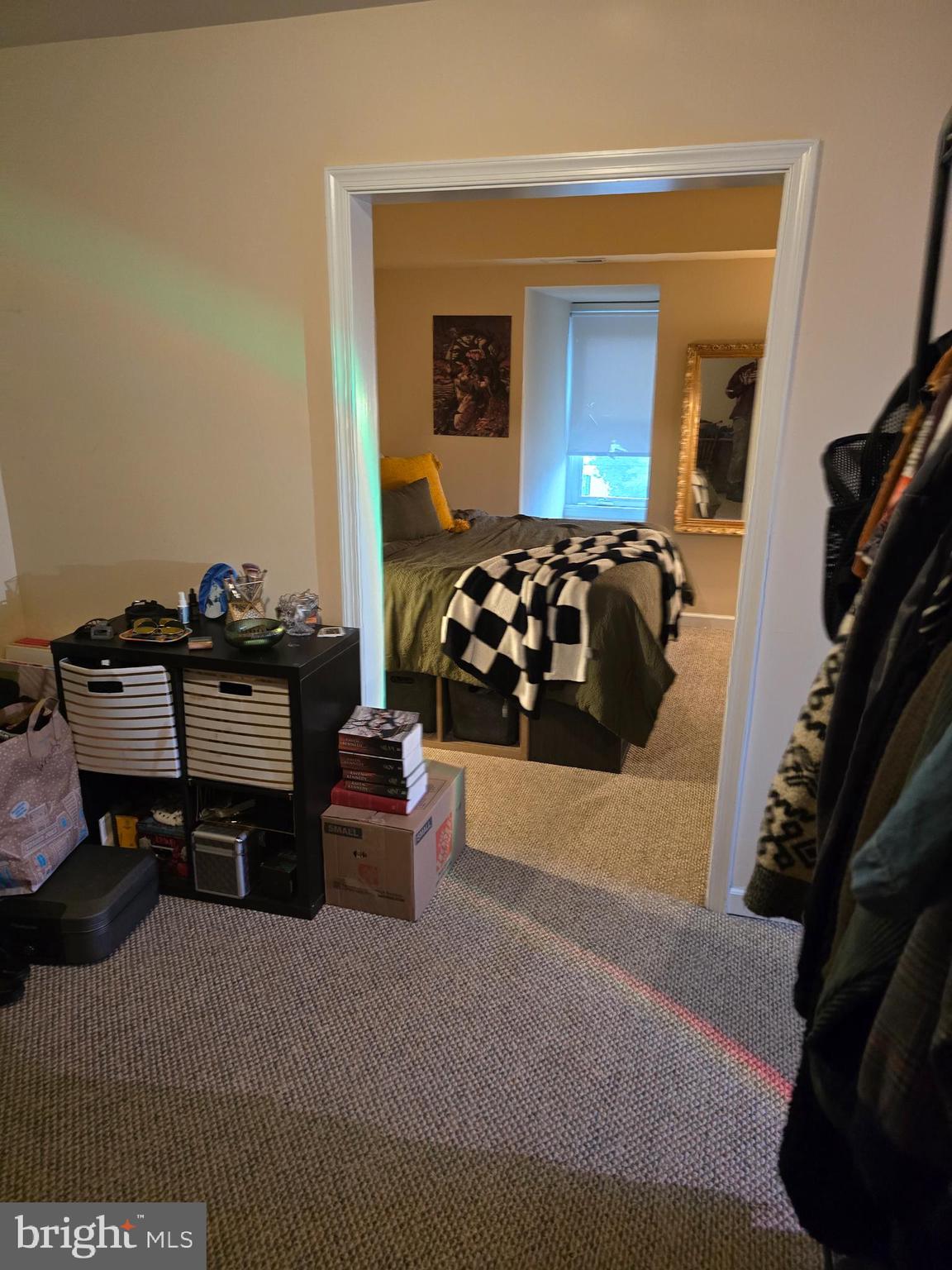 4894 Old Easton Road Doylestown, PA 18902 - Photo 16 of 19 a bedroom with a bed and a potted plant