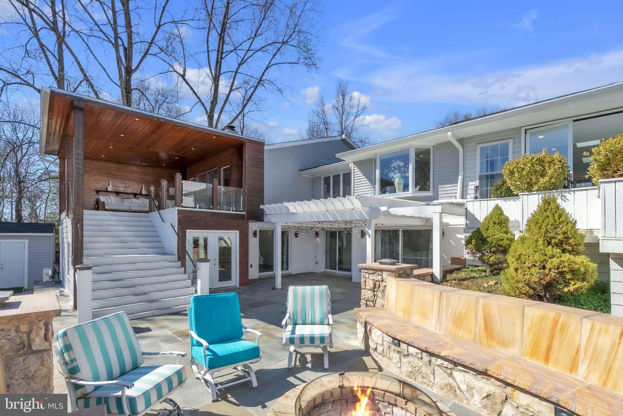 14933 Wellwood Road Silver Spring, MD 20905 - Photo 41 of 50 Stylish outdoor retreat with modern flair.