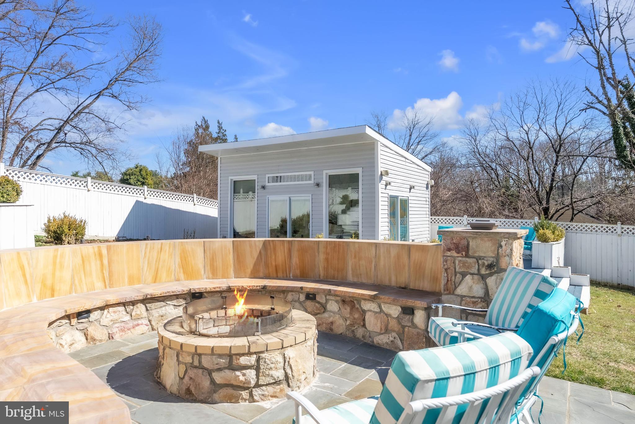 14933 Wellwood Road Silver Spring, MD 20905 - Photo 42 of 50 Outdoor retreat with fire pit.