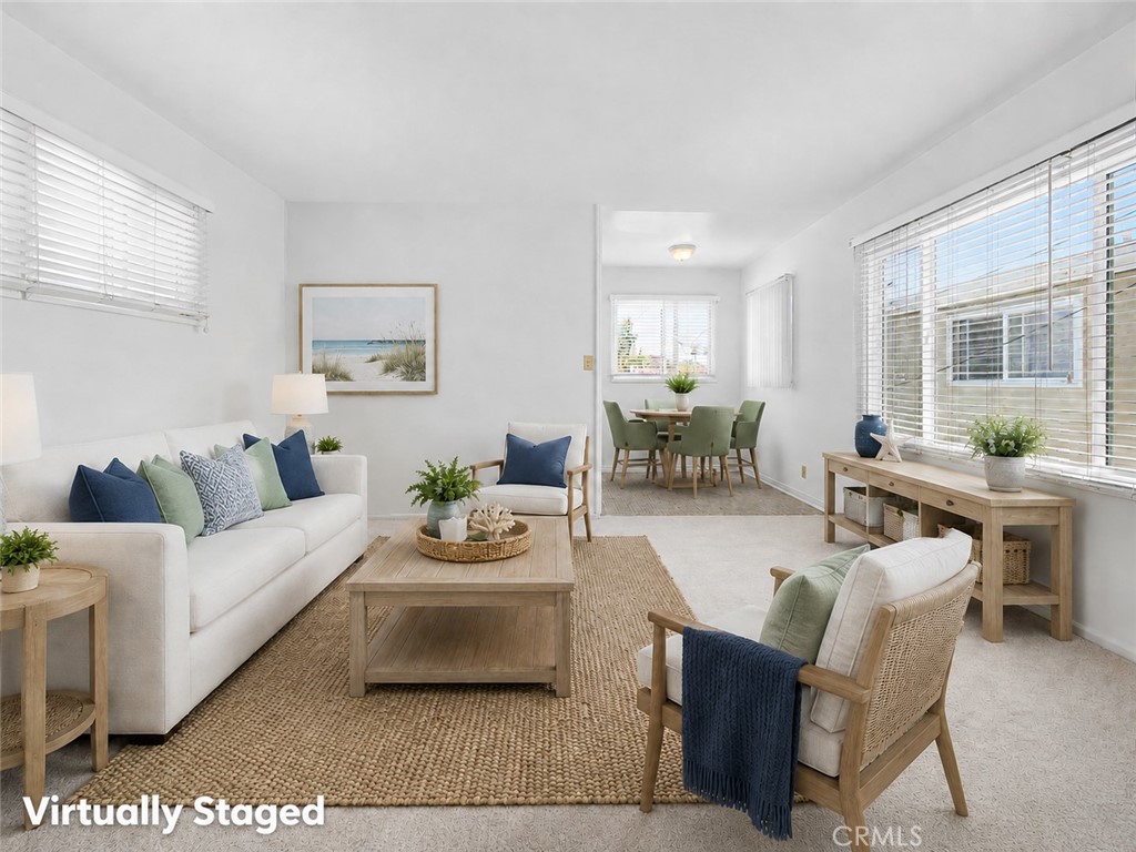 1049 3rd Street Hermosa Beach, CA 90254 - Photo 4 of 21 1051 3rd St - Vitually Staged Living Room