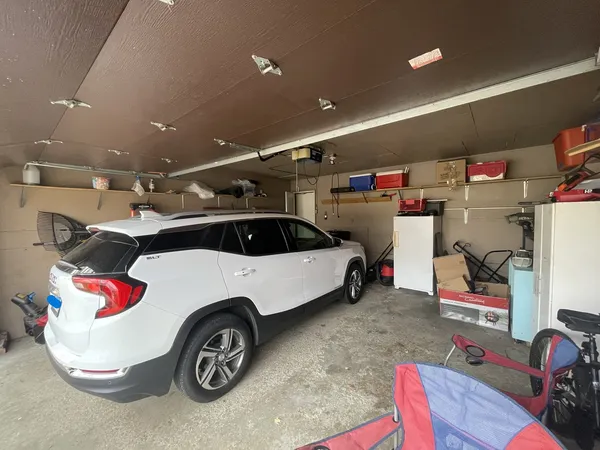 a view of car garage