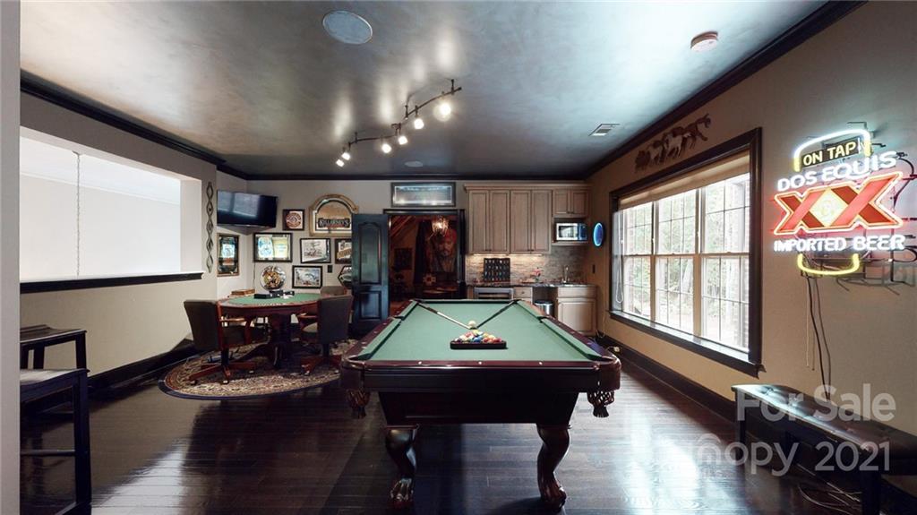 2130 Pondmeade Lane Matthews, NC 28104 - Photo 42 of 47 a room with furniture pool table and flat screen tv