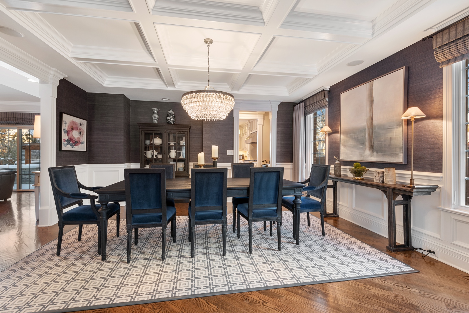 Undisclosed Address Wilmette, IL 60091 - Photo 15 of 57 a view of a dining room with furniture