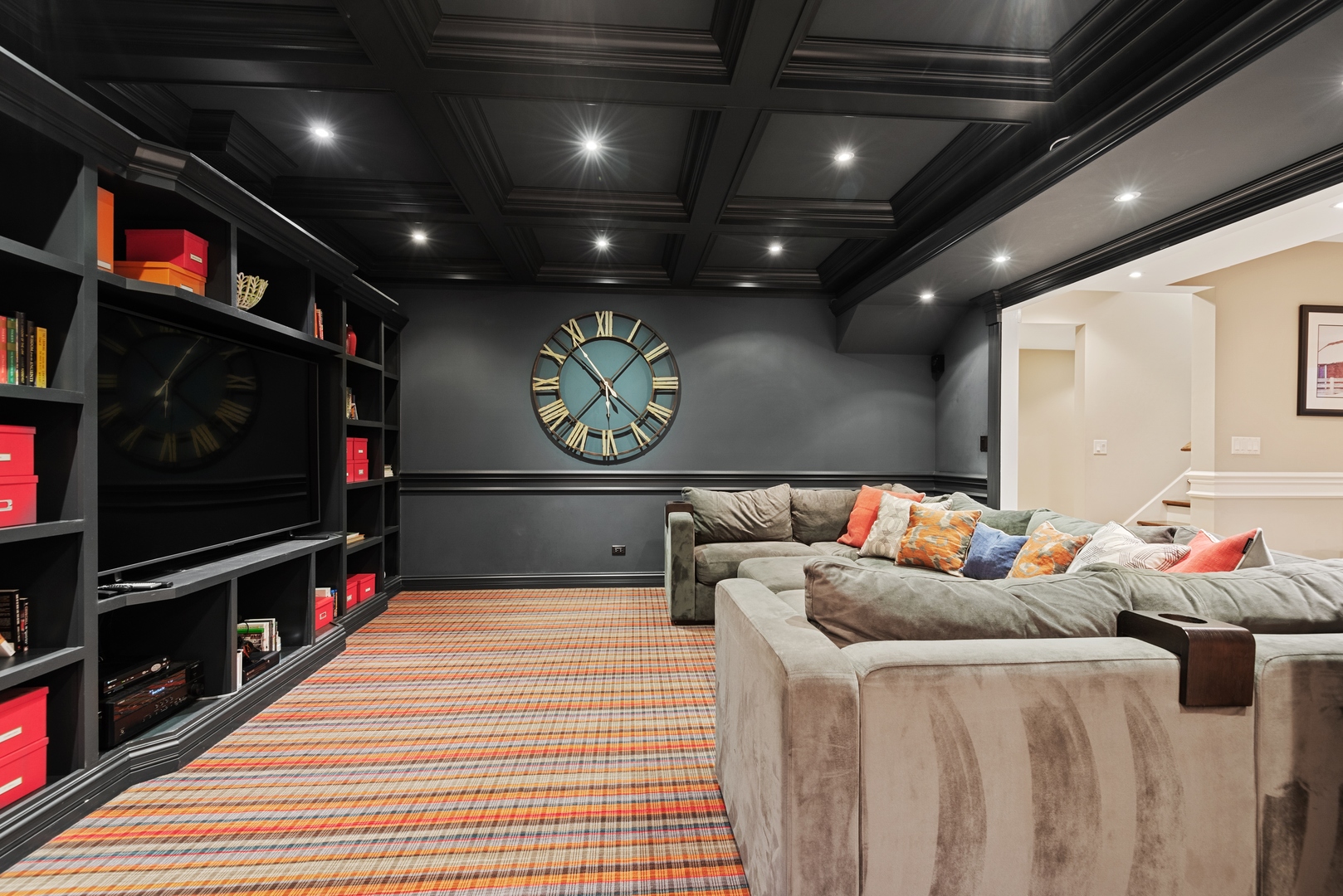 Undisclosed Address Wilmette, IL 60091 - Photo 38 of 57 a living room with furniture and a flat screen tv