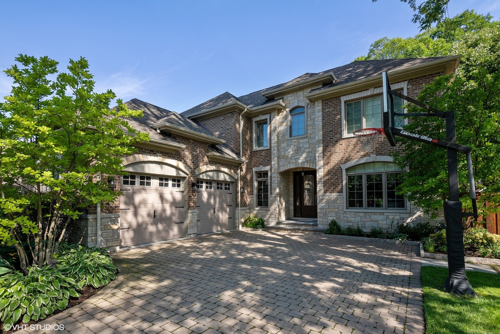 Undisclosed Address Wilmette, IL 60091 - Photo 46 of 57 a front view of a house with a yard