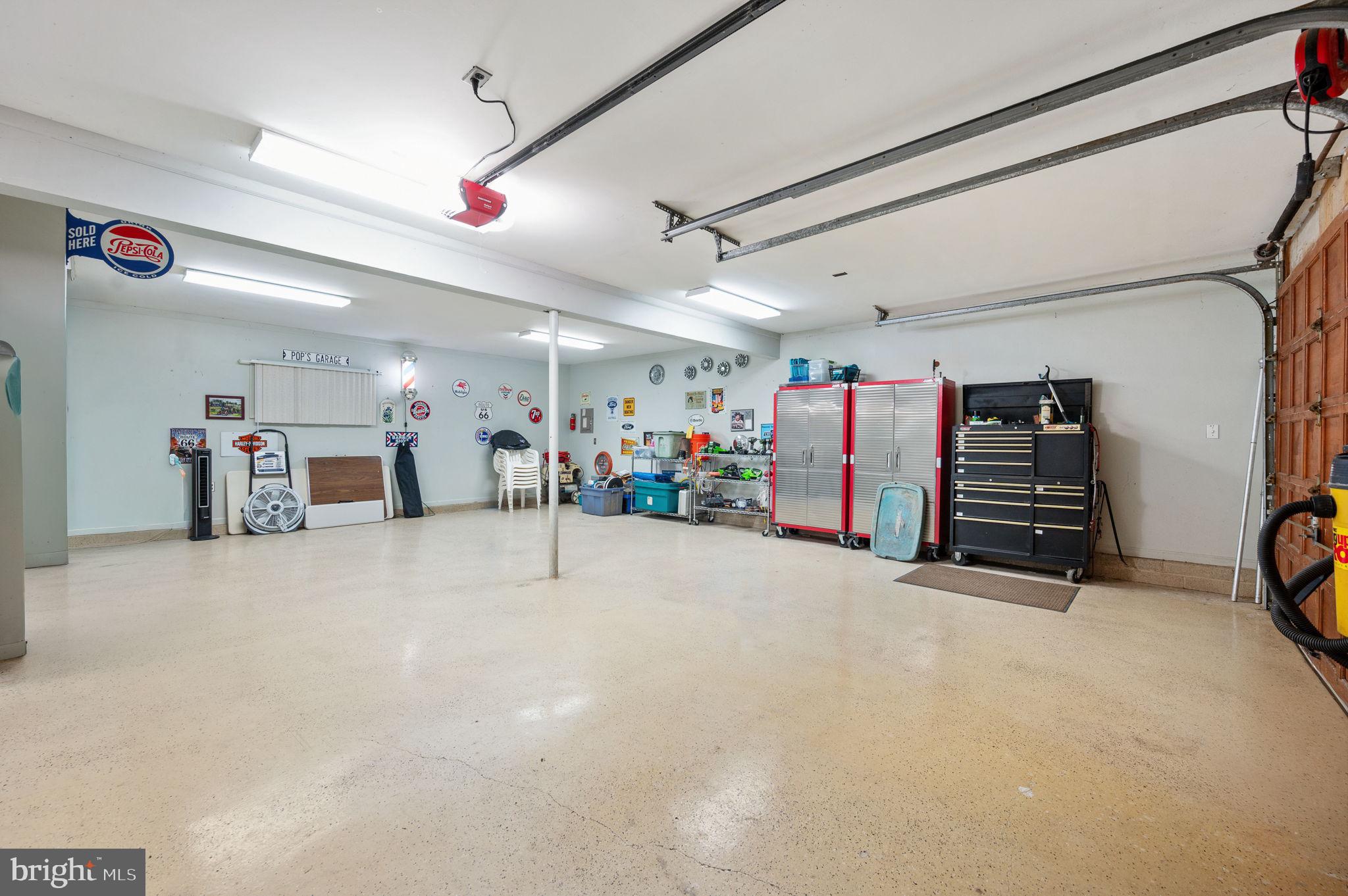 11105 Waddell Road Bumpass, VA 23024 - Photo 55 of 76 2-Car Garage w/Epoxy Flooring
