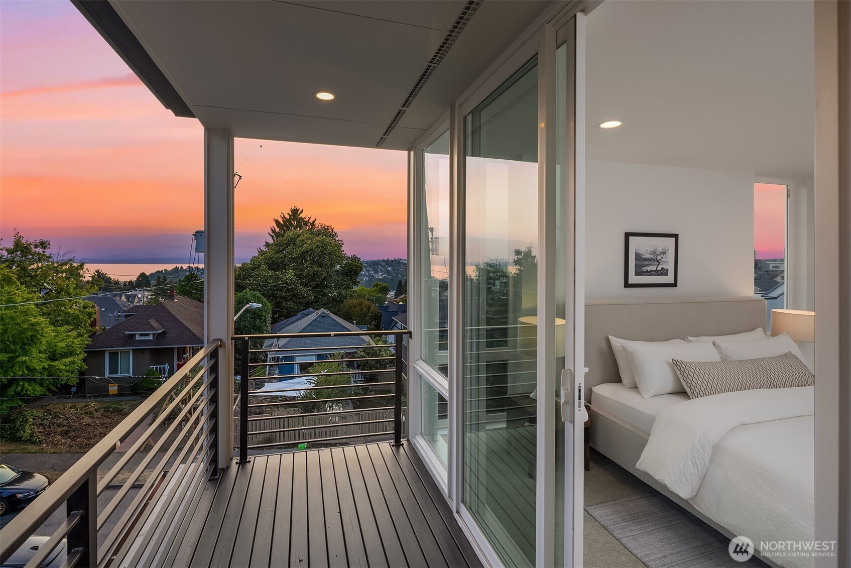 1910 8th Avenue West, Unit B Seattle, WA 98119 - Photo 19 of 40 a view of balcony with furniture