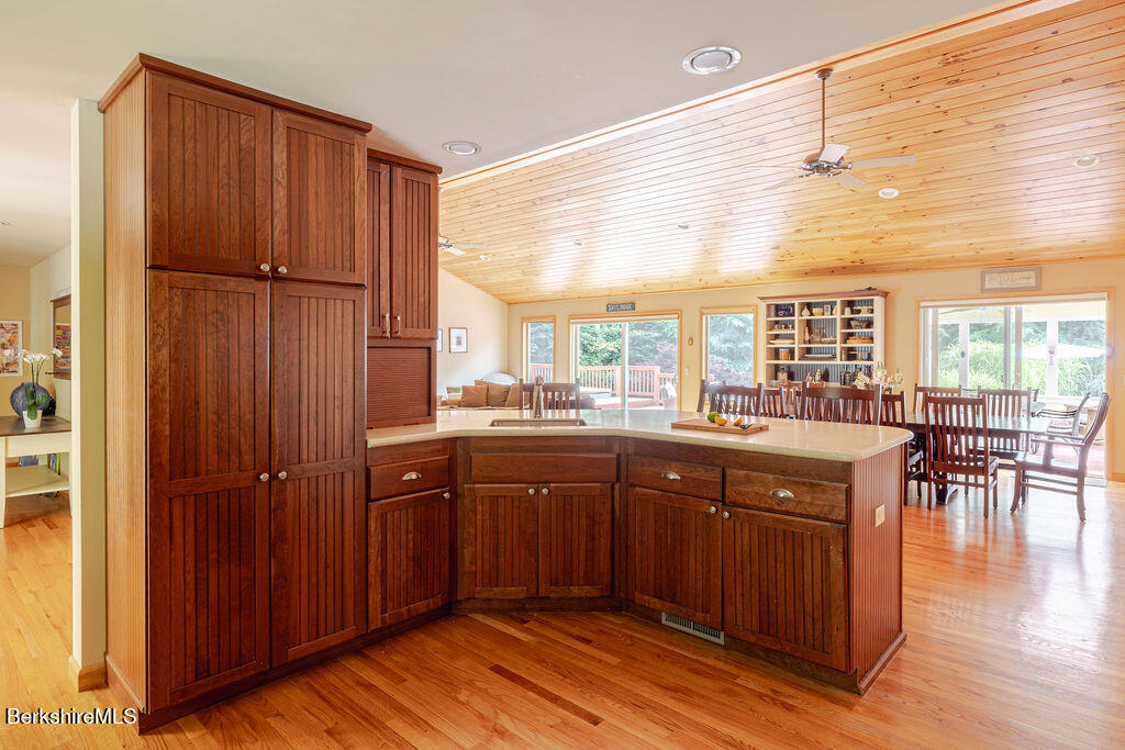 69 Bliven Road Otis, MA 01253 - Photo 13 of 34 Kitchen Open to Dining Area