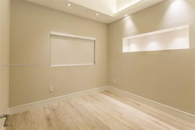 a view of empty room