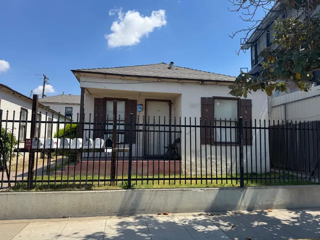 a view of a house with a balcony