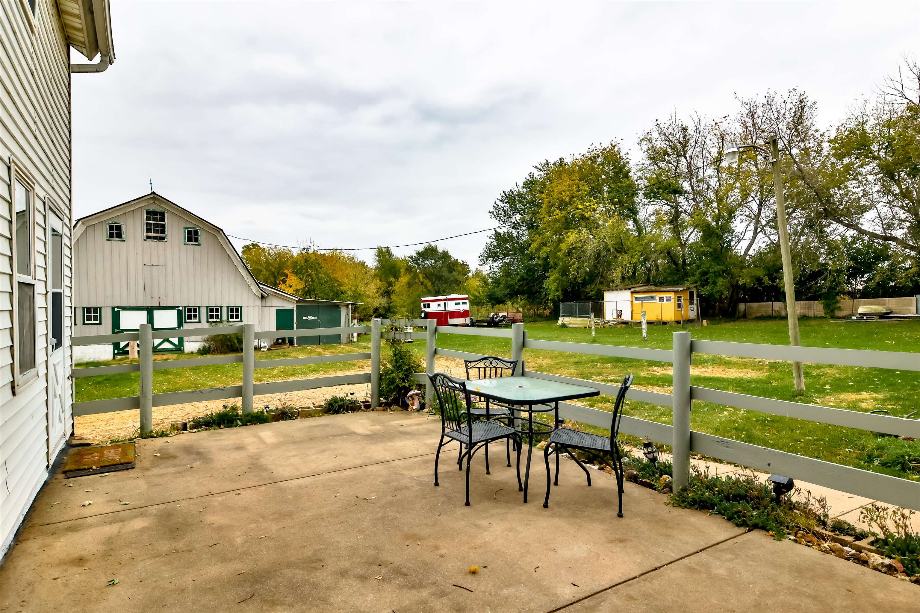 7719 West Coffman Road German Valley, IL 61039 - Photo 14 of 38 an outdoor space with furniture and garden