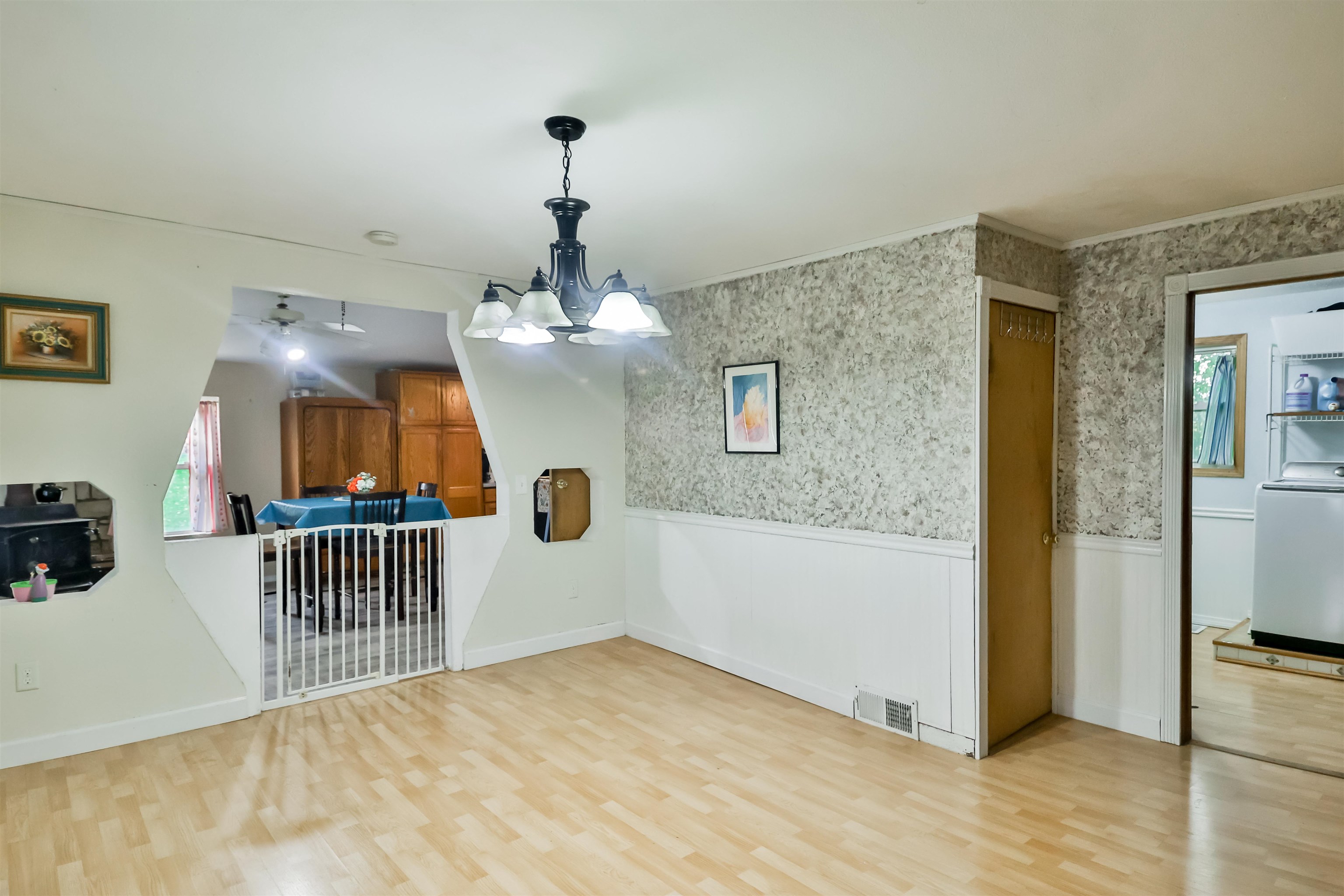 7719 West Coffman Road German Valley, IL 61039 - Photo 22 of 38 a view of empty room with wooden floor
