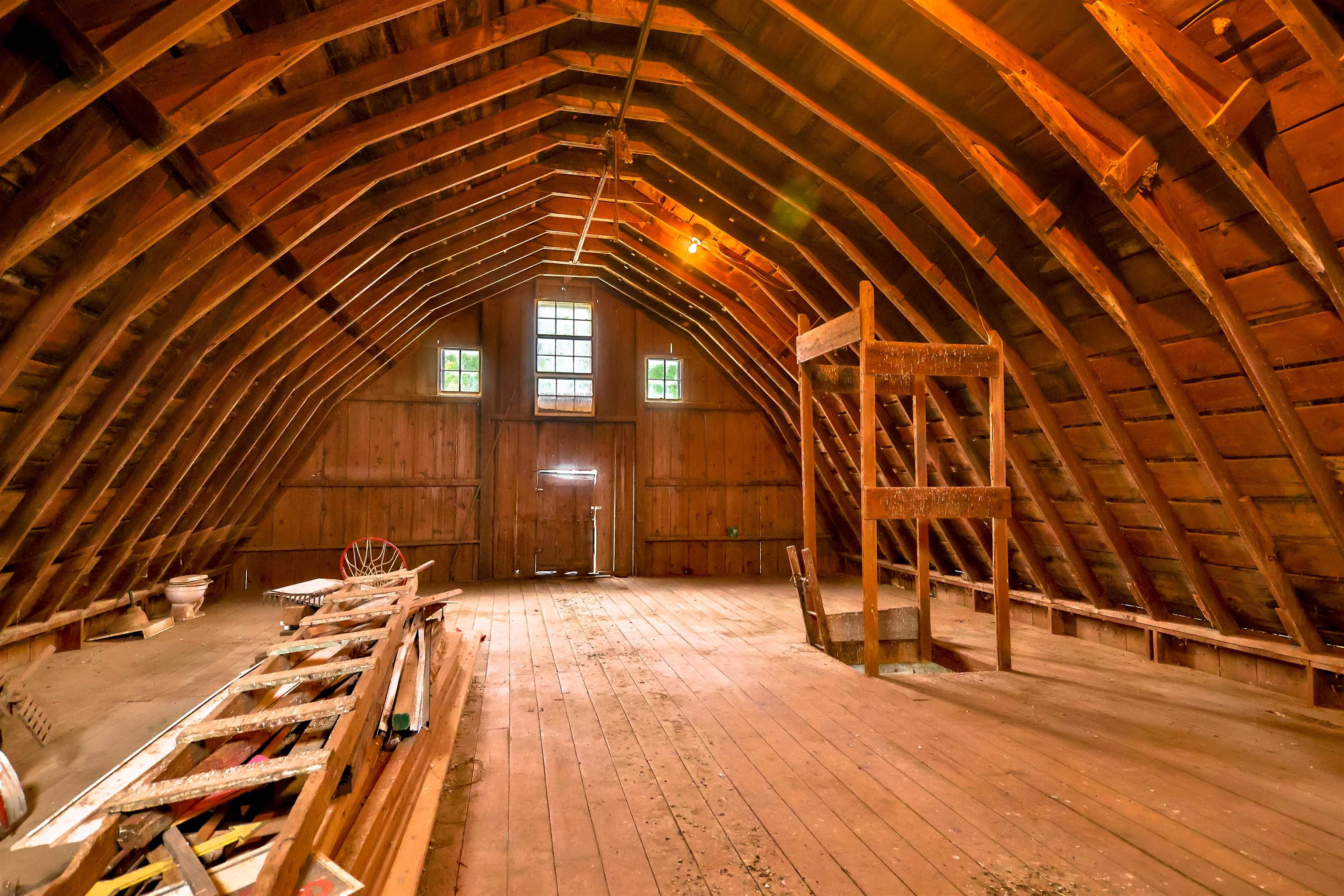 7719 West Coffman Road German Valley, IL 61039 - Photo 9 of 38 an empty room with wooden floor and windows