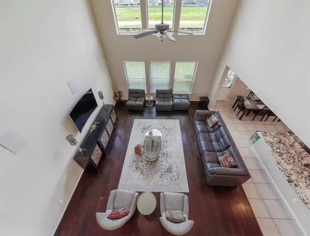 a view of a park with slide