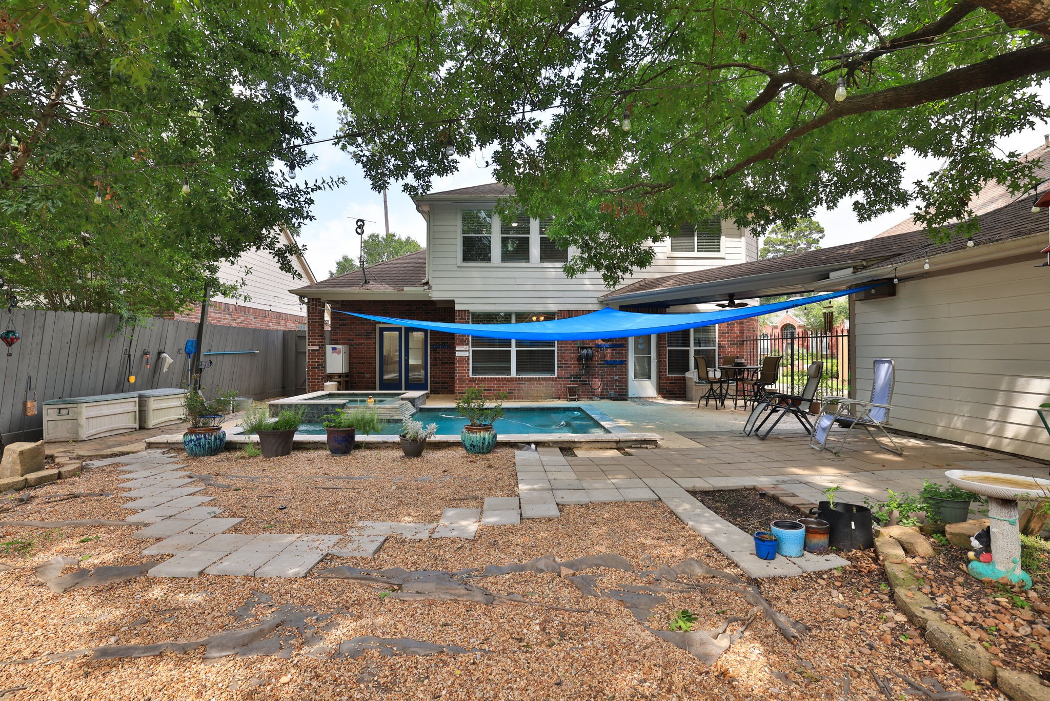 19114 Emory Trail Spring, TX 77388 - Photo 43 of 44 a view of a house with a yard