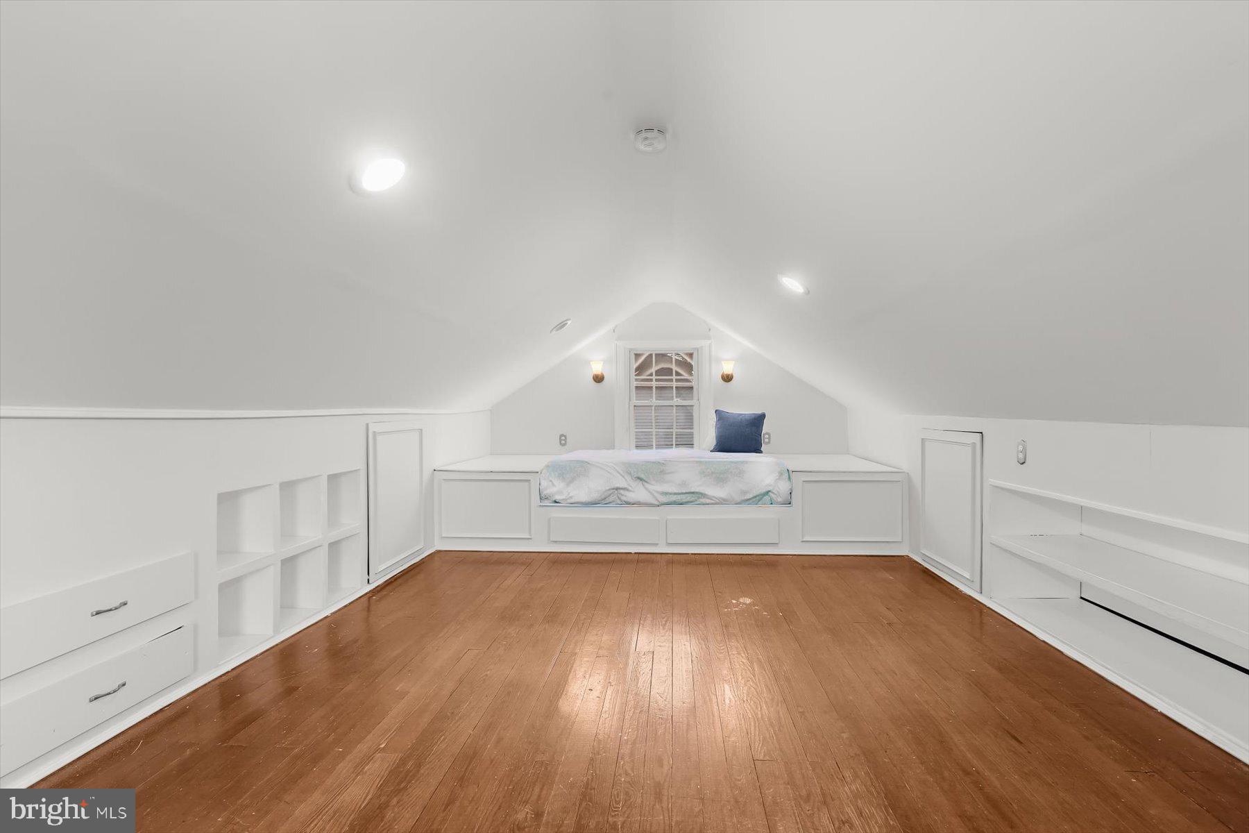 3603 Landbeck Road Baltimore, MD 21207 - Photo 38 of 62 Expansive Attic Bedroom 3 - Hardwood Floors
