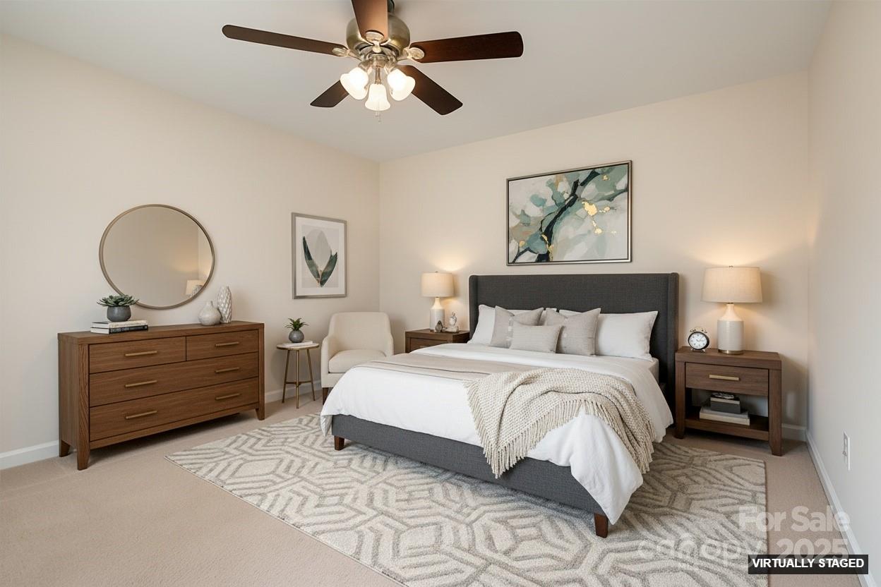 1620 Tate Road Rock Hill, SC 29732 - Photo 13 of 33 a bed room with a bed window and a chandelier