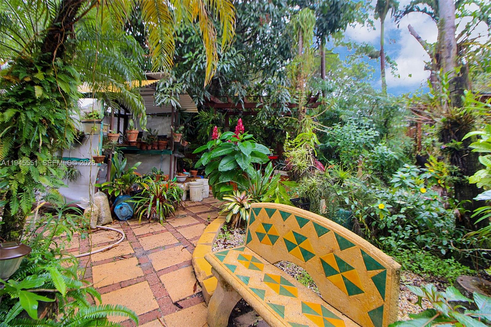 6250 Southwest 19th Street Miami, FL 33155 - Photo 28 of 35 a view of a garden with plants