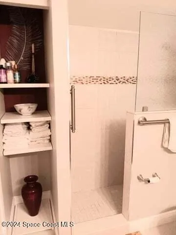 a view of swimming pool from a yard