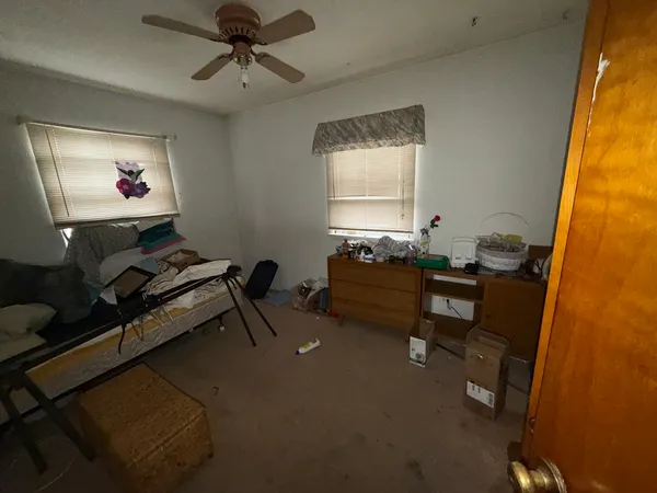 a room with furniture and window