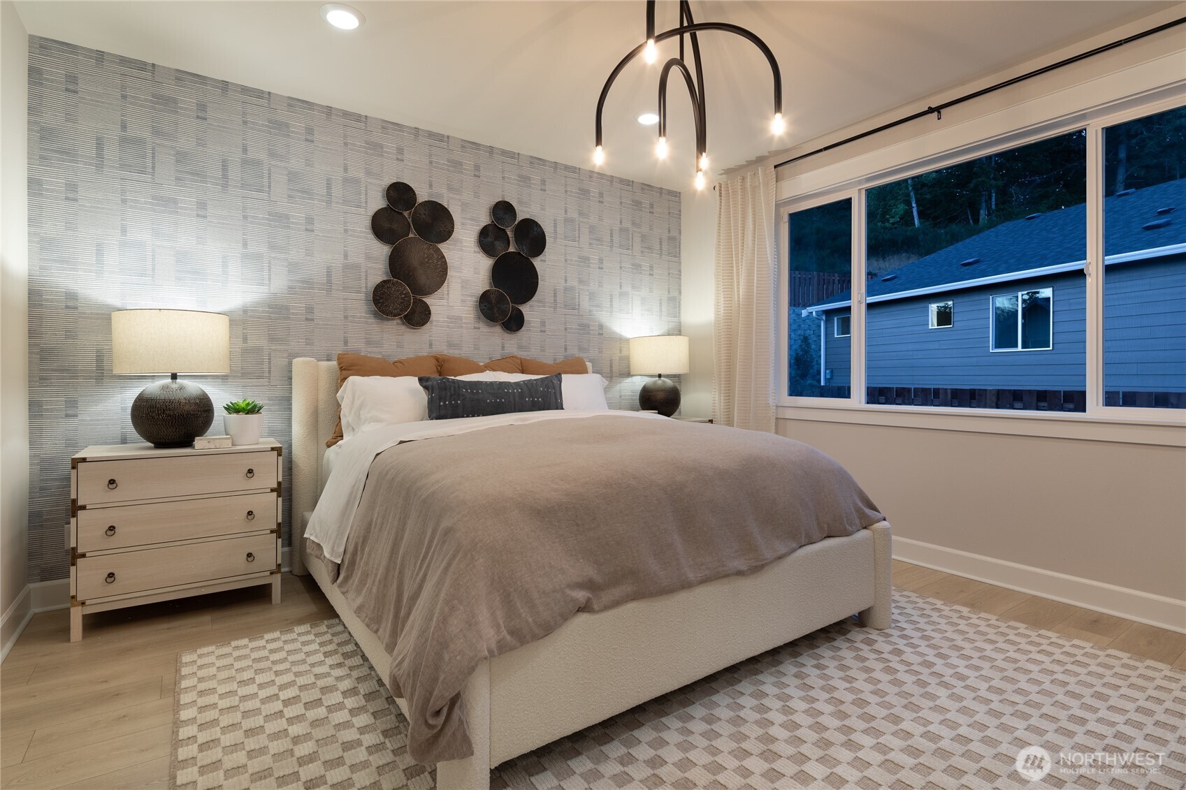 2543 Acer Loop Southeast Lacey, WA 98513 - Photo 6 of 25 a bedroom with a bed and a large mirror