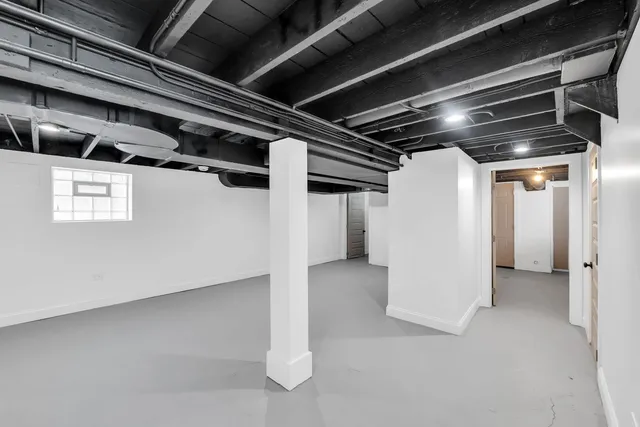 a view of storage and utility room