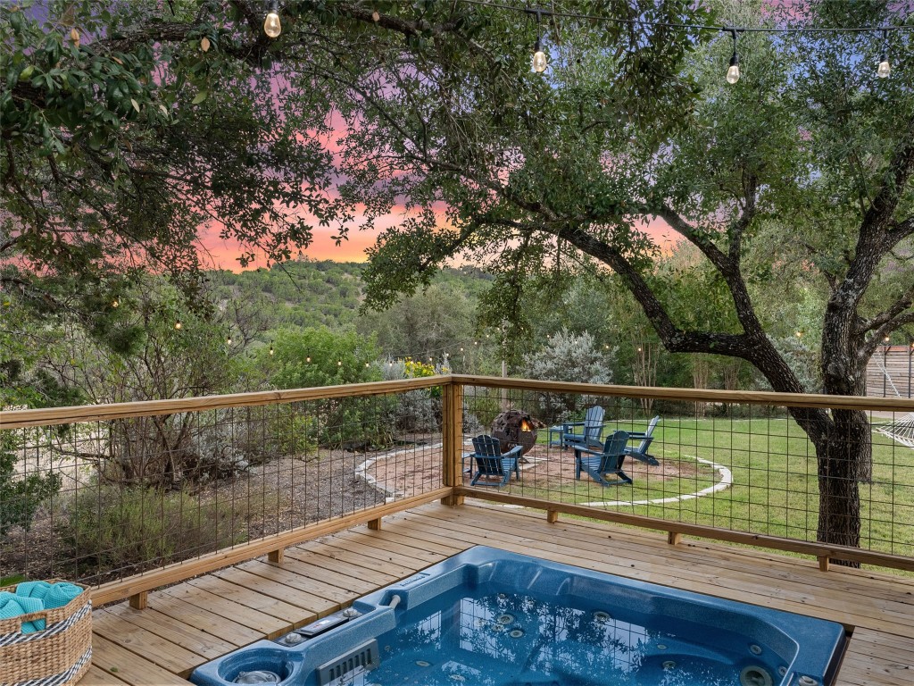 3500 R O Drive Spicewood, TX 78669 - Photo 28 of 40 a view of a balcony with chairs