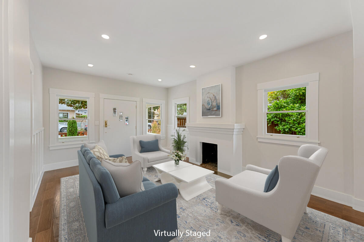 1309 Castillo Street Santa Barbara, CA 93101 - Photo 17 of 41 a living room with furniture fireplace and window