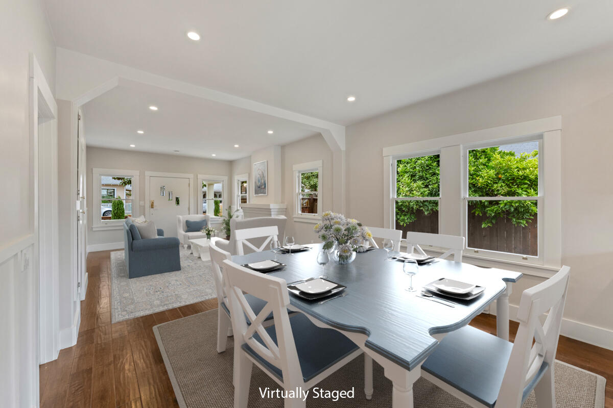 1309 Castillo Street Santa Barbara, CA 93101 - Photo 19 of 41 a view of a dining table and chairs in the room