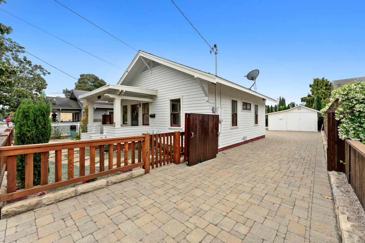 1309 Castillo Street Santa Barbara, CA 93101 - Photo 6 of 41 a view of a house with wooden fence
