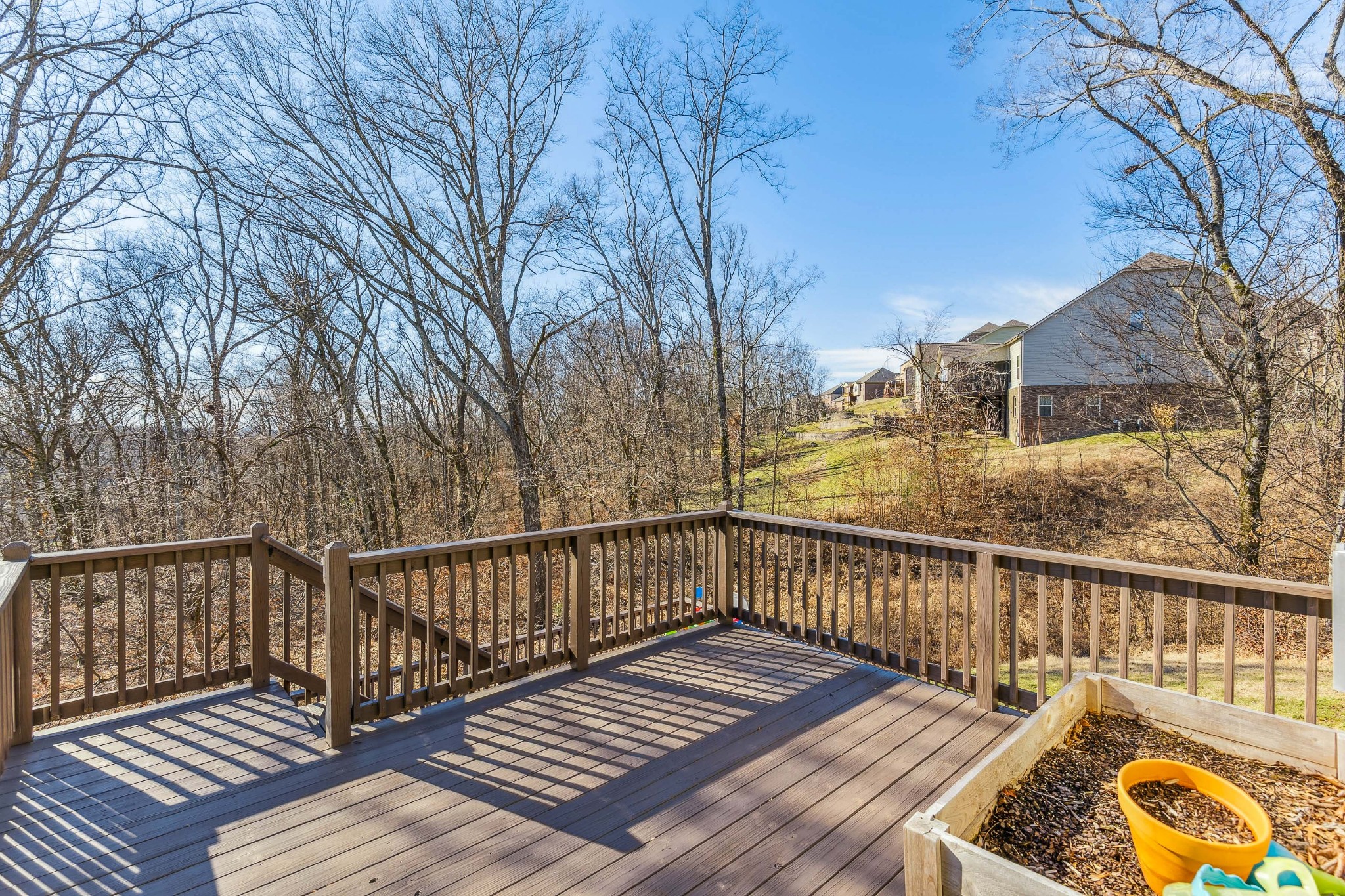 6820 Falls Ridge Lane College Grove, TN 37046 - Photo 34 of 46 a view of balcony with wooden floor