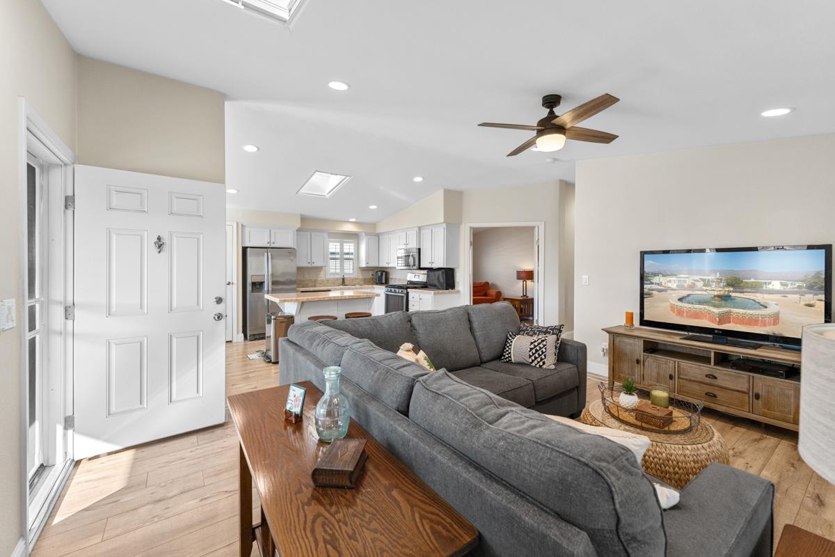 128 Don Felipe Ojai, CA 93023 - Photo 6 of 35 a living room with furniture and a flat screen tv