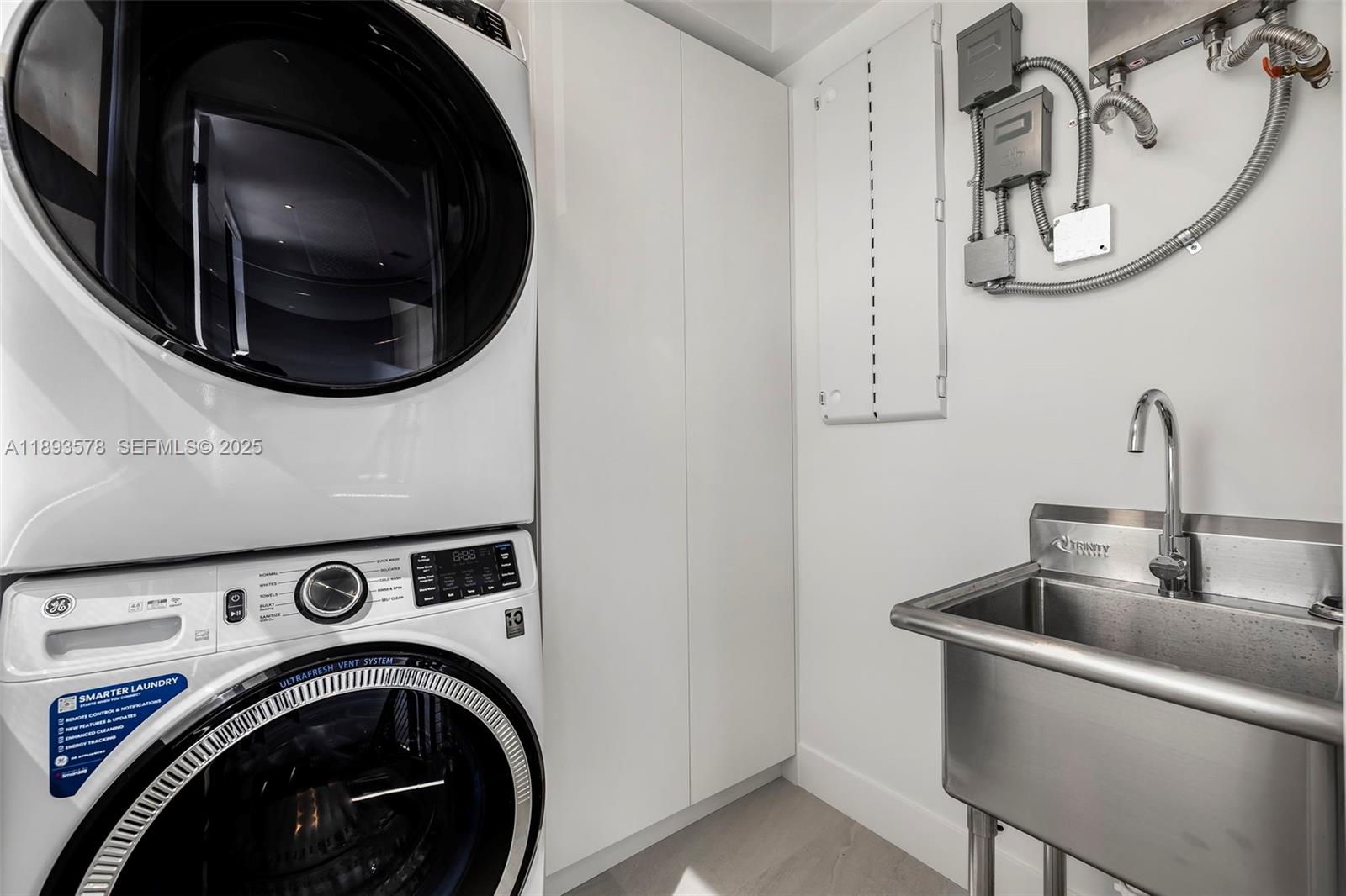 3300 Southwest 27th Terrace, Unit 3300 Miami, FL 33133 - Photo 59 of 76 Upstairs Laundry with Sink