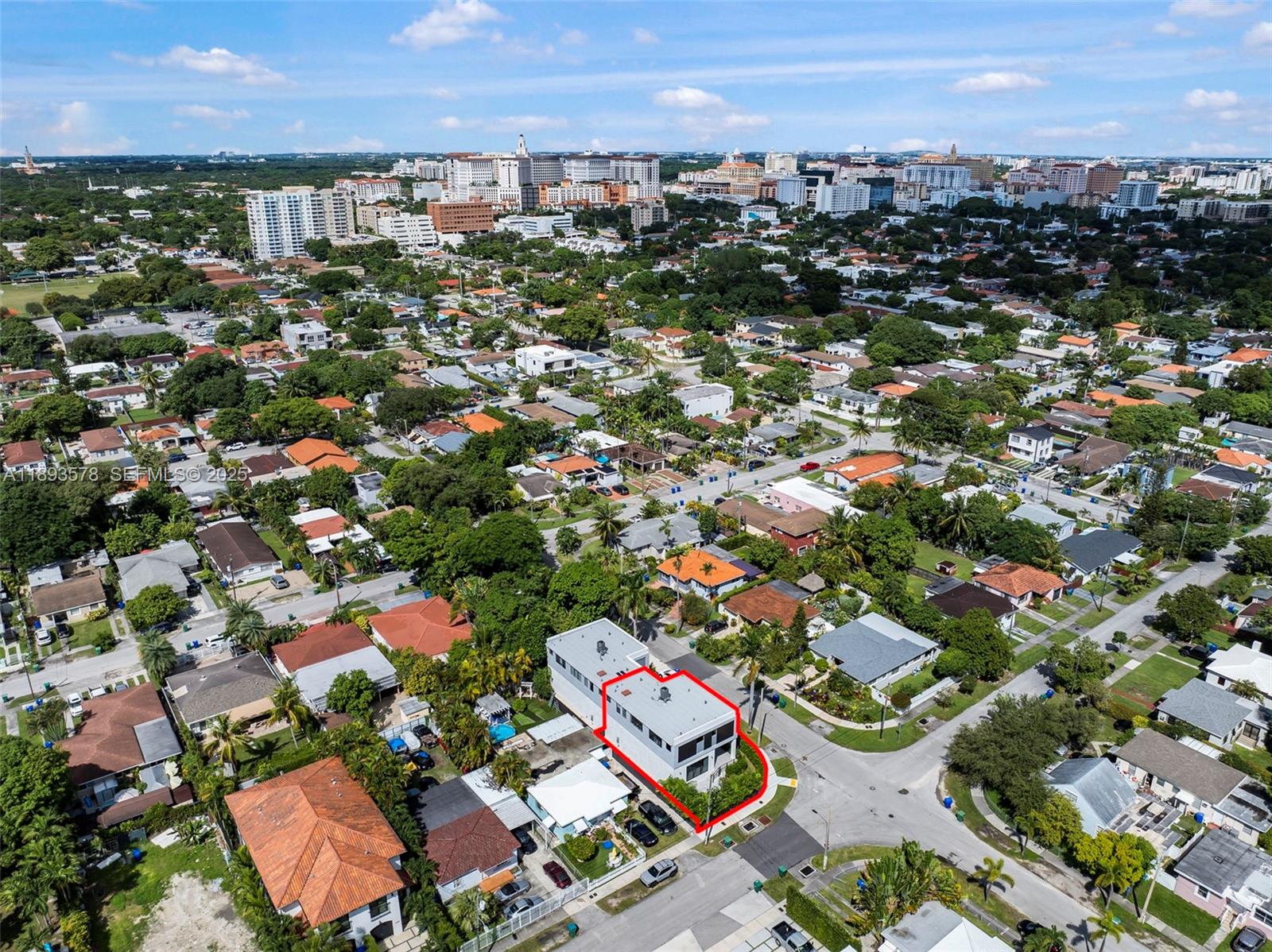 3300 Southwest 27th Terrace, Unit 3300 Miami, FL 33133 - Photo 63 of 76 an aerial view of a city