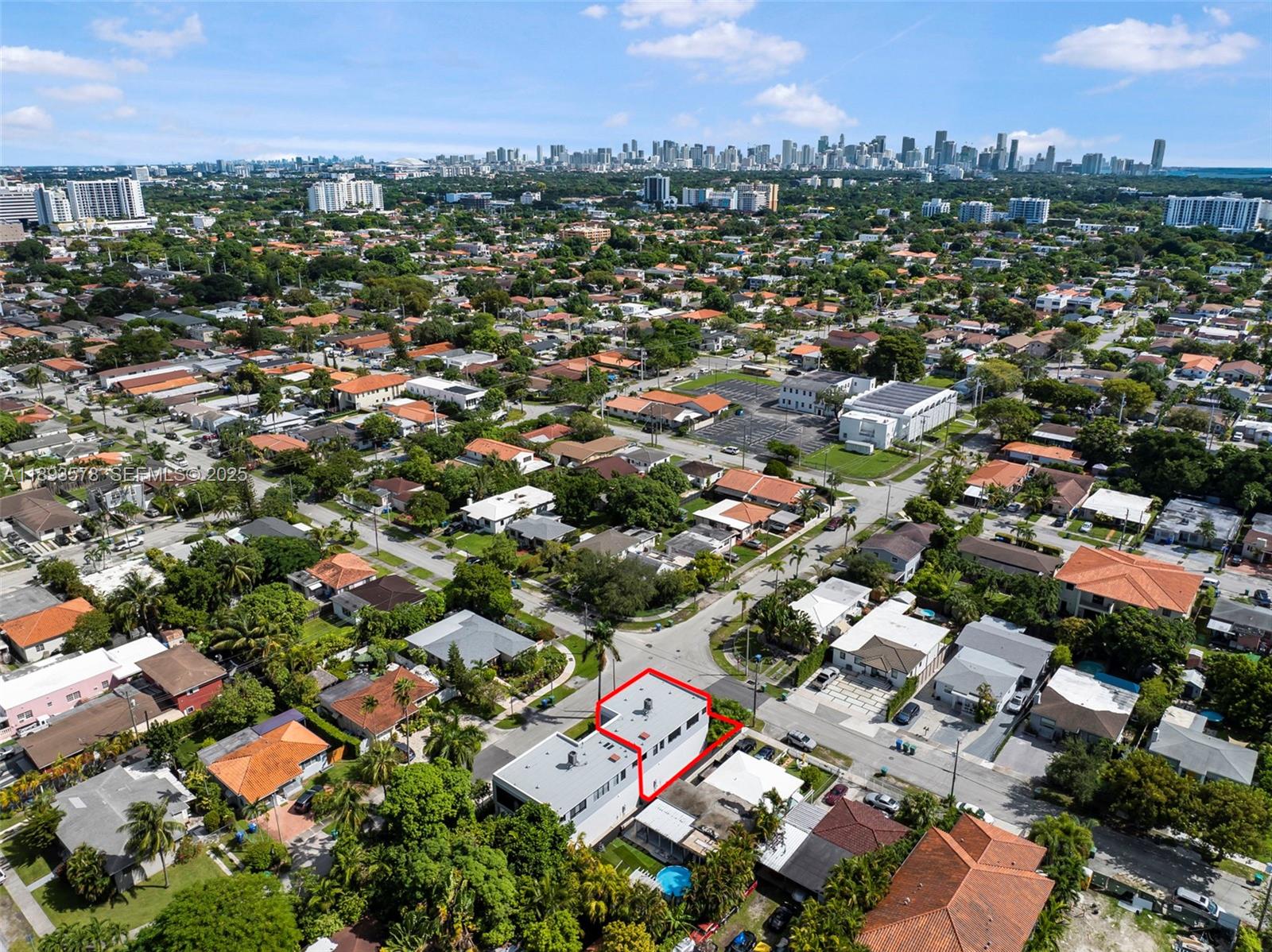 3300 Southwest 27th Terrace, Unit 3300 Miami, FL 33133 - Photo 66 of 76 an aerial view of a city