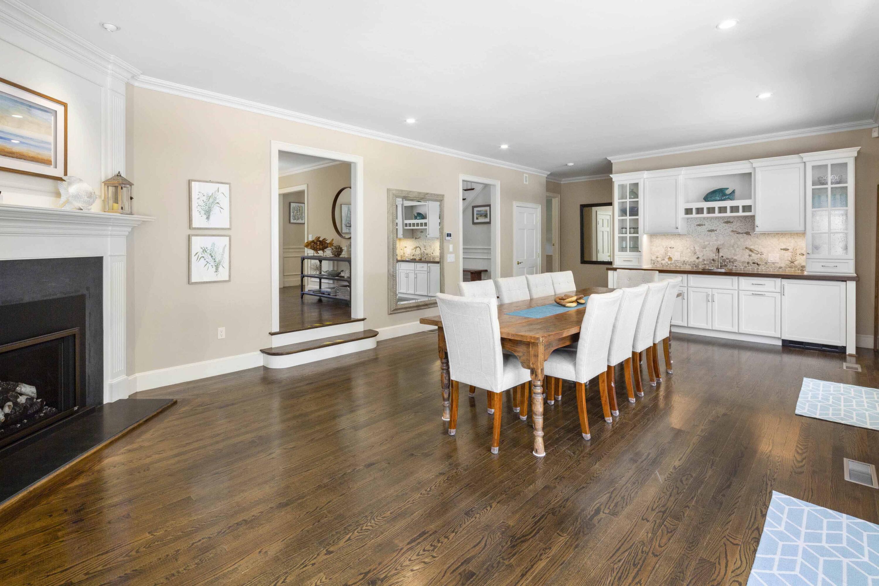 375 Baxter Neck Road Marstons Mills, MA 02648 - Photo 19 of 62 a view of a dining room with furniture and wooden floor