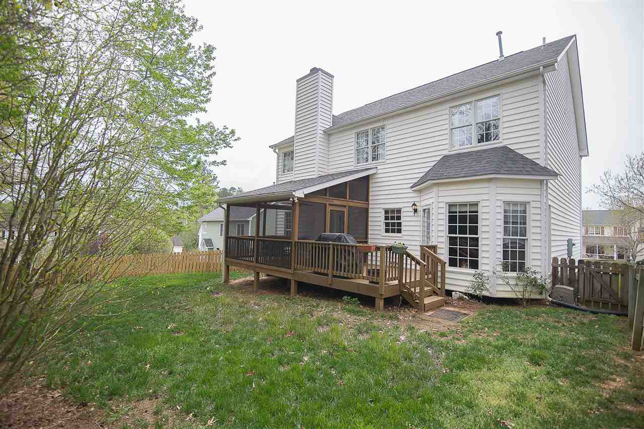 5204 Camfirth Way Raleigh, NC 27613 - Photo 21 of 21 Fantastic fenced back yard with grilling deck! Back Yard