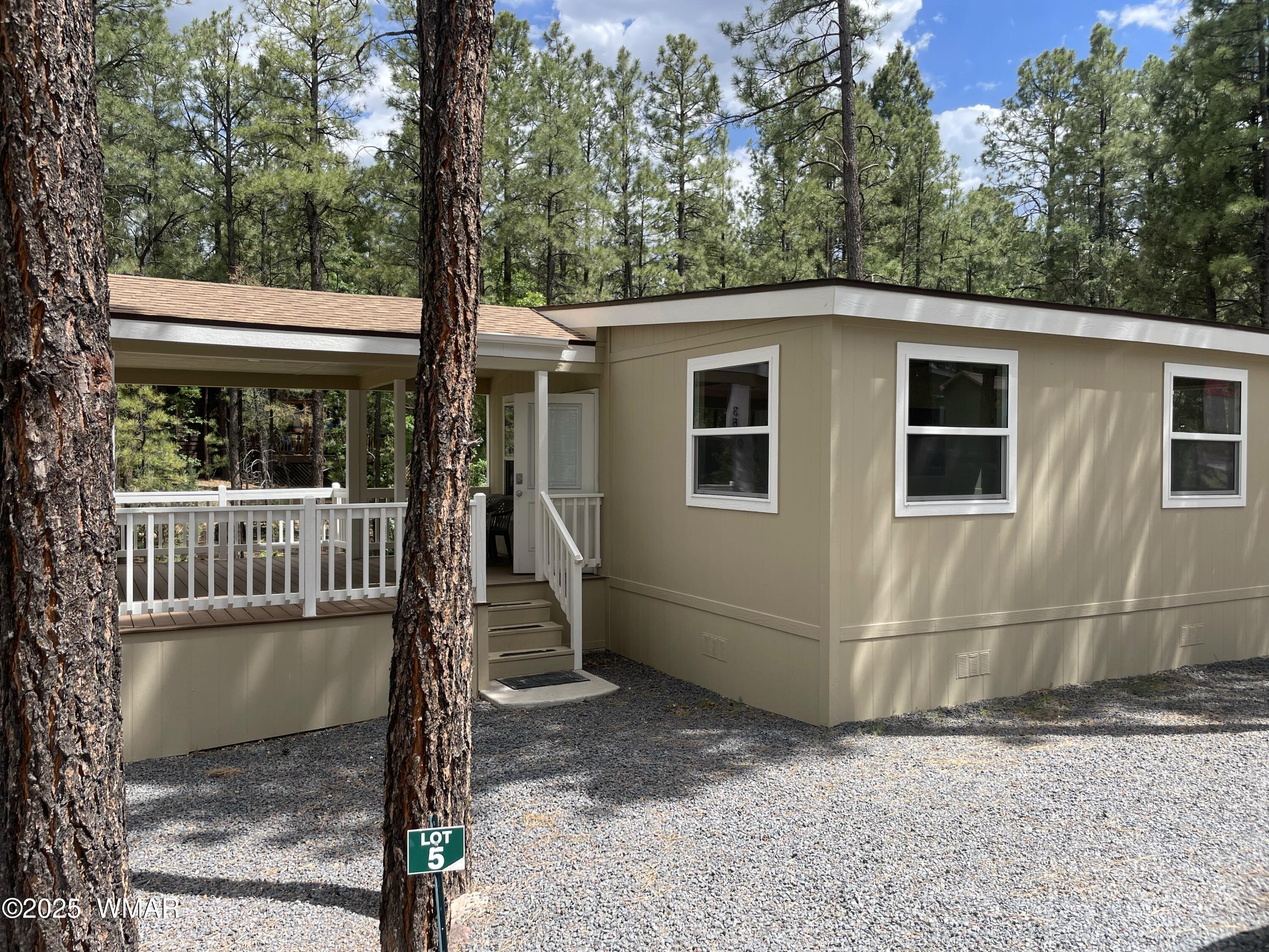 3880 South Mule Skinner Loop Show Low, AZ 85901 - Photo 23 of 23 Park Model with Room Addition 12 x 19 and Deck