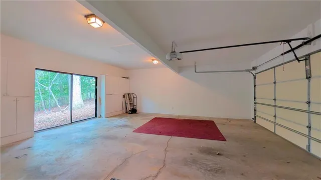 a view of a room with window