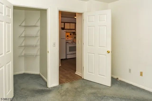 a view of closet area