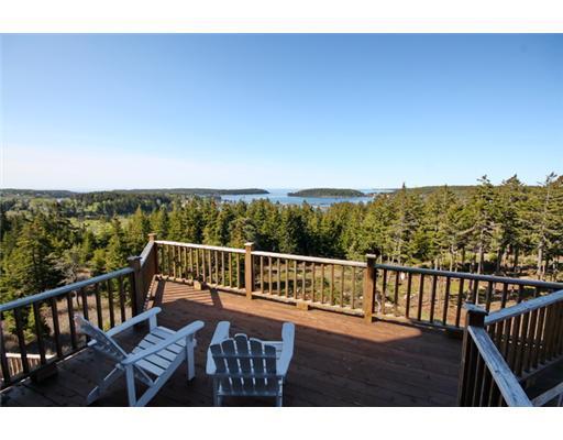 232 Minturn Road Swans Island, ME 04685 - Photo 11 of 25 View. 3rd level deck view
