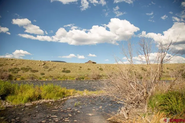 a view of lake with mountain