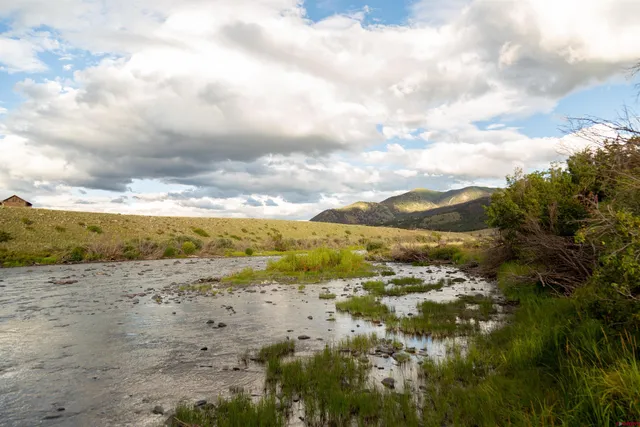 a view of beach and city