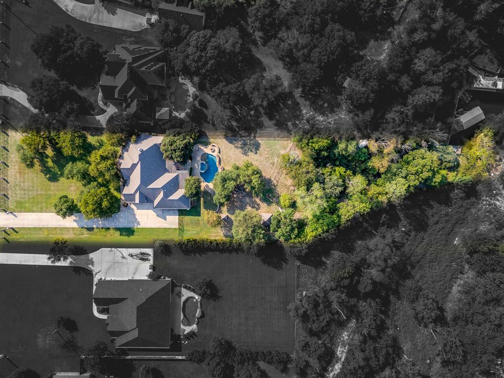 9549 Dickson Road Fort Worth, TX 76179 - Photo 40 of 40 an aerial view of a house with a yard