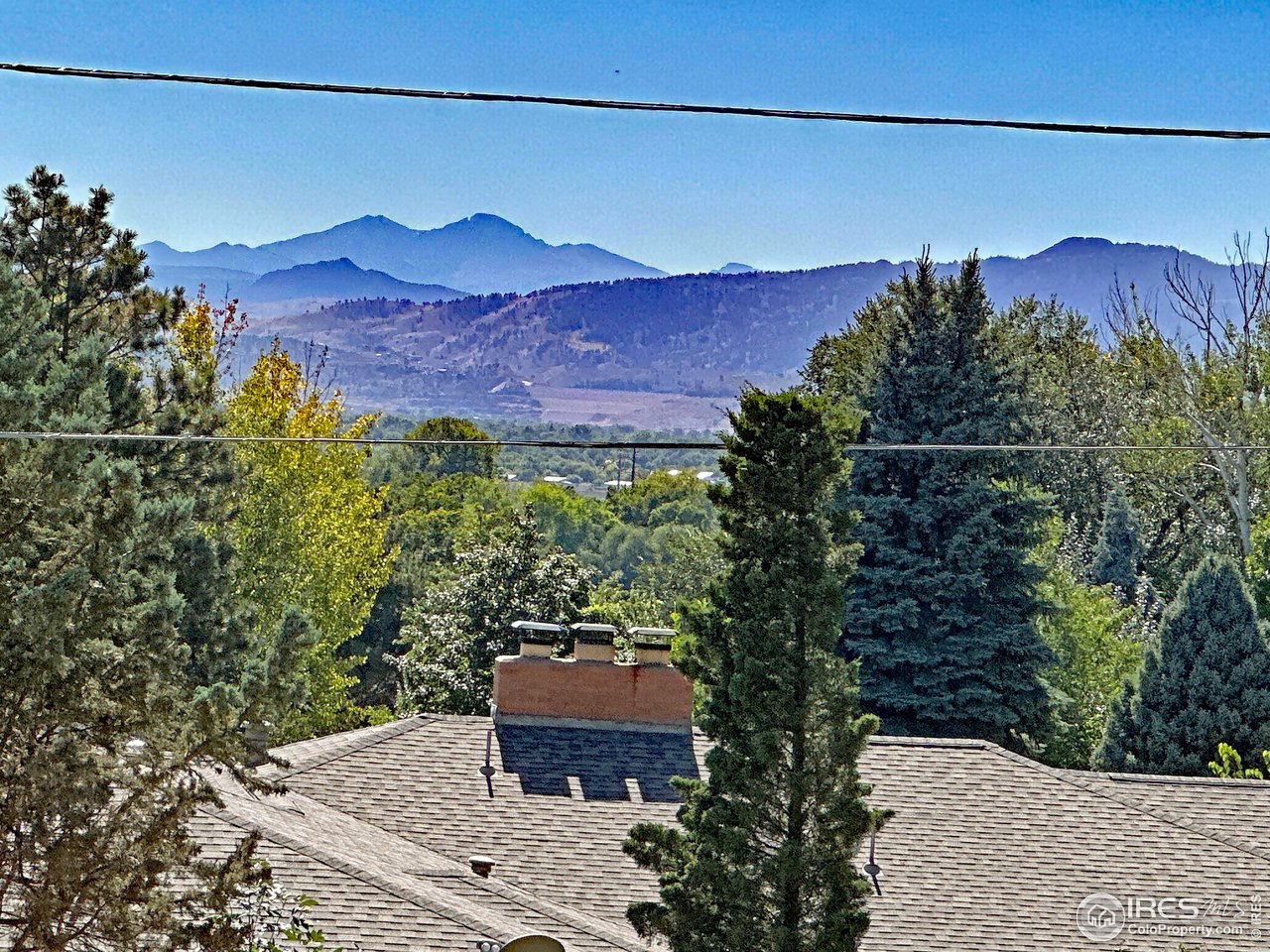 1719 Country Club Road Fort Collins, CO 80524 - Photo 8 of 39 Views from back of house to Longs Peak
