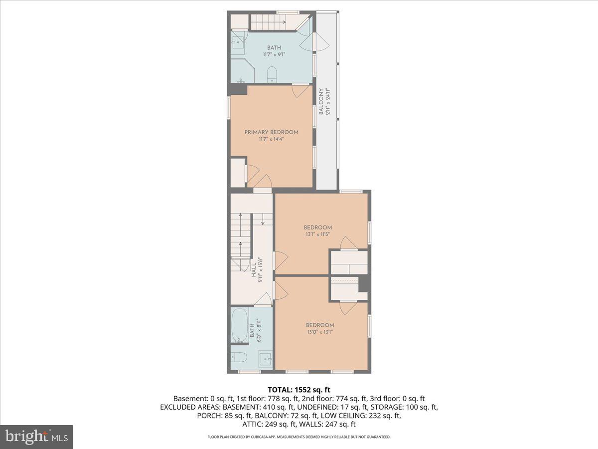 123 West 5th Street Frederick, MD 21701 - Photo 42 of 44 a picture of a floor plan