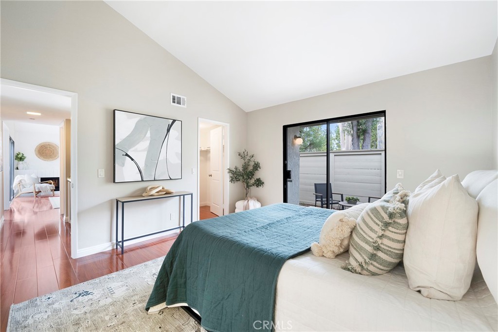 242 Mountain Court Brea, CA 92821 - Photo 21 of 54 a bedroom with a bed and dresser with mirror