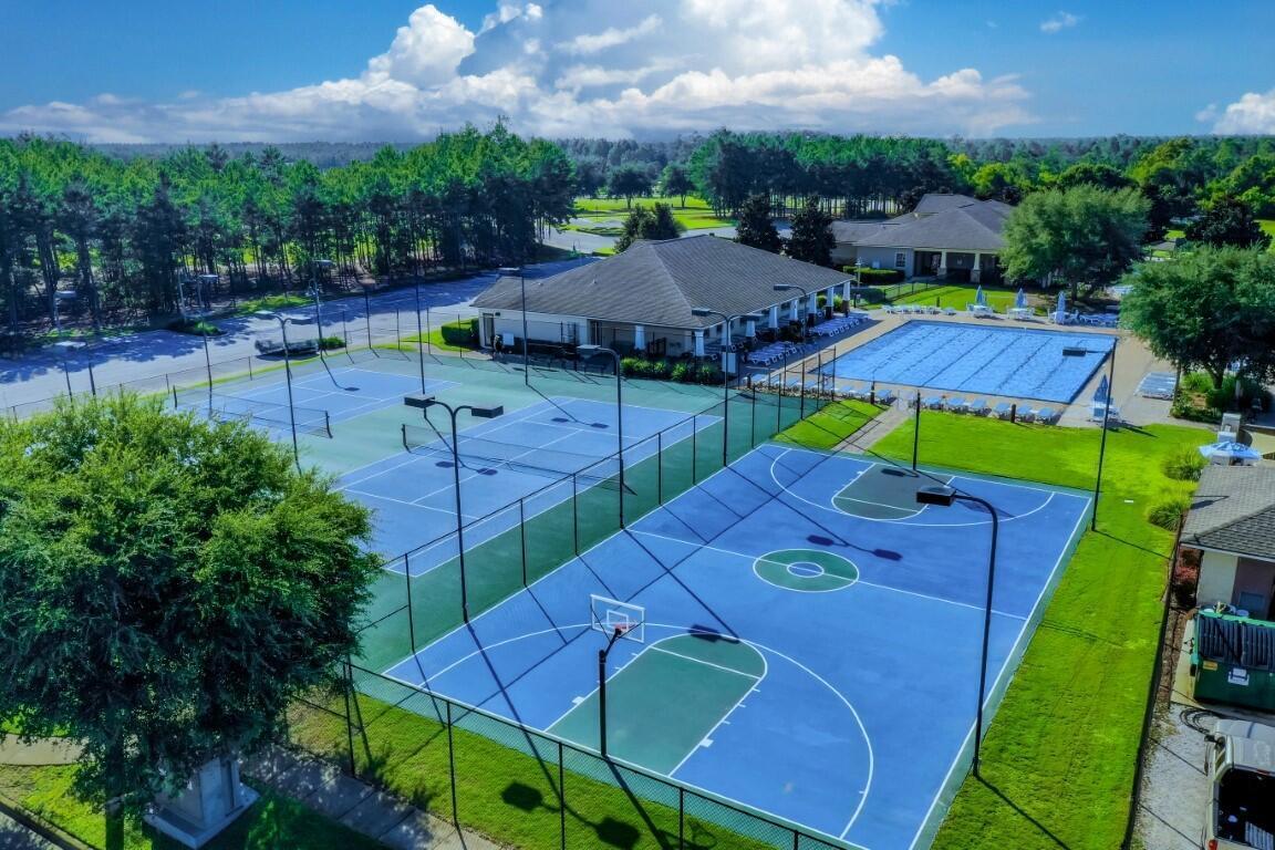 454 Lightning Bug Lane Freeport, FL 32439 - Photo 38 of 41 an aerial view of a house with a garden