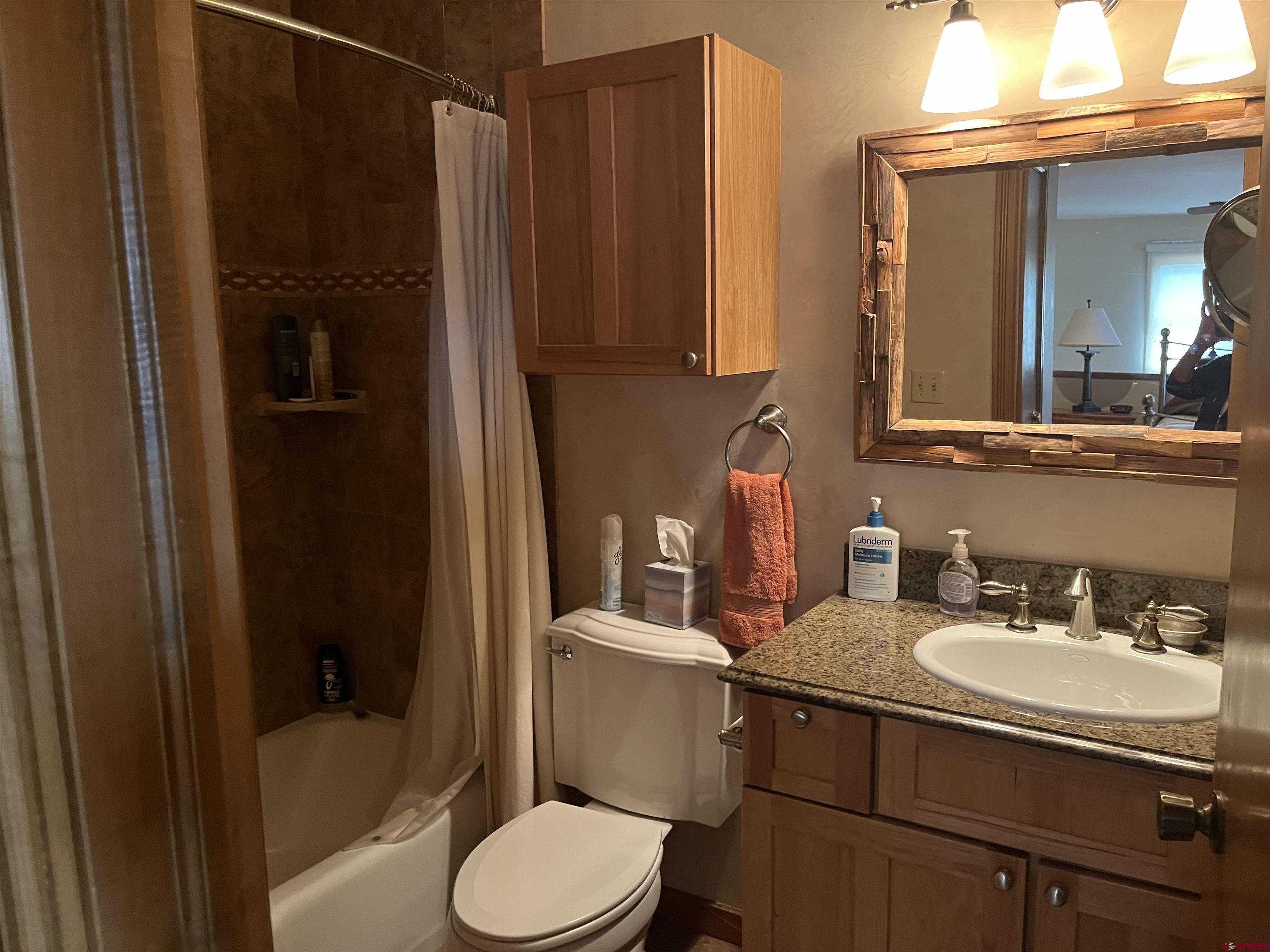 6 Ferringway Circle, Unit 22 Durango, CO 81301 - Photo 12 of 15 a bathroom with a sink toilet and shower